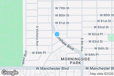 Map image of the property - 8233 Crenshaw Blvd