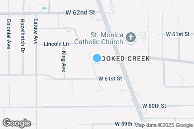 Map image of the property - 6109 N Pershing Ave