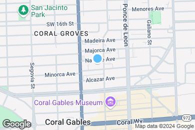 Map image of the property - Sofia Coral Gables