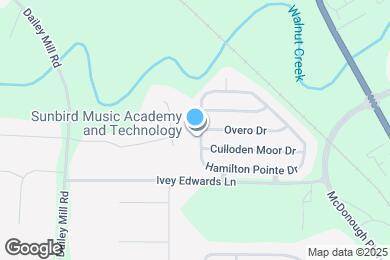 Map image of the property - 195 Hamilton Pointe Dr