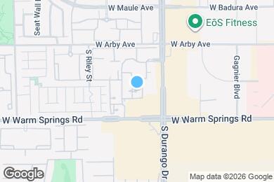 Map image of the property - 7159 S Durango Dr