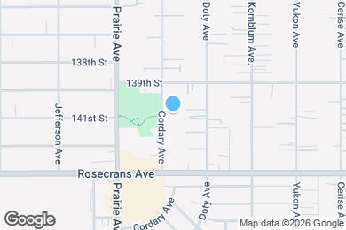Map image of the property - 14000 Cordary Ave.