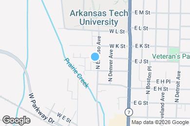 Map image of the property - 911 N El Paso Ave