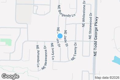 Map image of the property - 1601 NE Auburn Dr