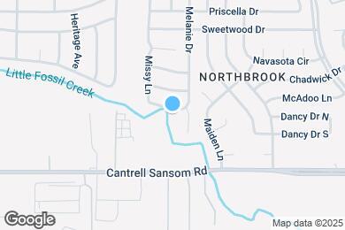 Map image of the property - 5832 Melanie Dr