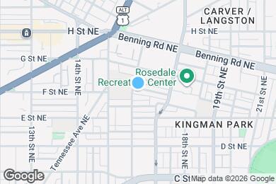 Map image of the property - 1611 Rosedale St NE
