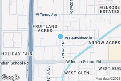 Map image of the property - 4206 N 23rd Ave