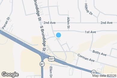 Map image of the property - 1402 Park St