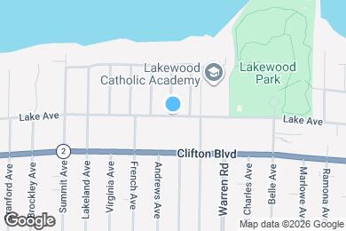 Map image of the property - 15103 Lake Ave