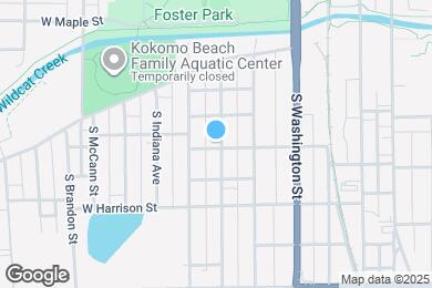 Map image of the property - 619 S Webster St