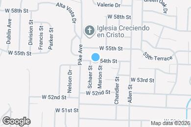 Map image of the property - 922 W 54th St