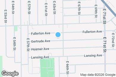 Map image of the property - 6401 Gertrude Ave