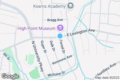 Map image of the property - 1225 Terrell Dr