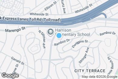 Map image of the property - 1253 N Rowan Ave