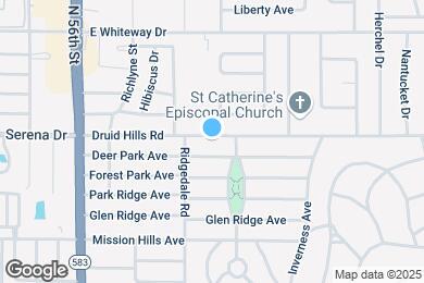 Map image of the property - 307 Druid Hills Rd