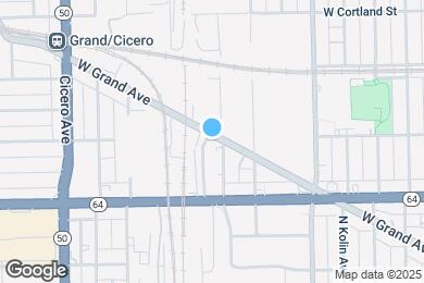 Map image of the property - 4543 W Grand Ave