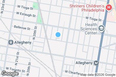 Map image of the property - 3307 N 18th St