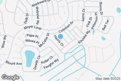 Map image of the property - 3377 Harris Ct