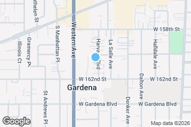 Map image of the property - 16019 S Harvard Blvd