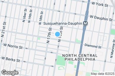 Map image of the property - 1605 W Diamond St