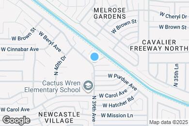 Map image of the property - 3902 W Camino Acequia