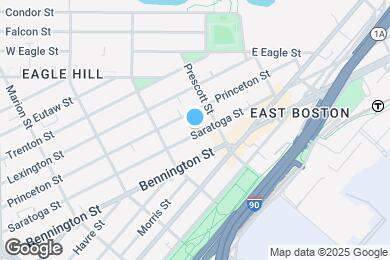 Map image of the property - 340 Saratoga St