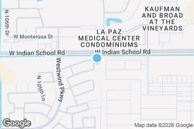 Map image of the property - 3909 N 103rd Dr