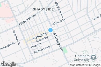 Map image of the property - Walnut Street Apartments