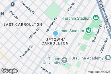 Map image of the property - 1414 Broadway St