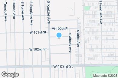 Map image of the property - 3137 W 101st St