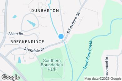 Map image of the property - 104 Archdale Dr