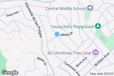 Map image of the property - 800 Cordilleras Ave