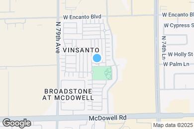 Map image of the property - 7742 W Palm Ln