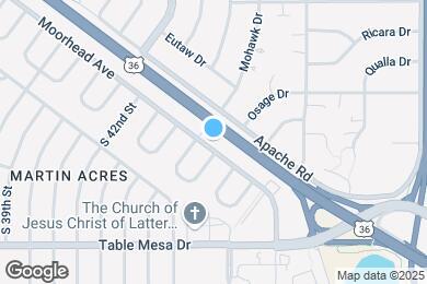 Map image of the property - 4565 Moorhead Ave