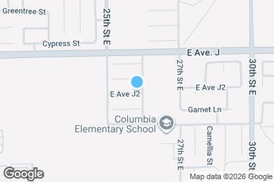 Map image of the property - 2553 E Ave J 4