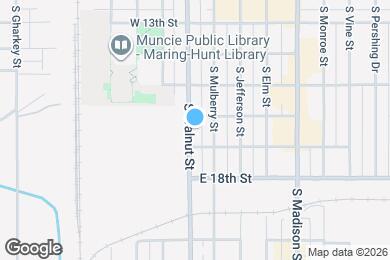 Map image of the property - 2316 S Walnut St