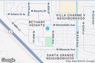 Map image of the property - 4519 W San Miguel Ave