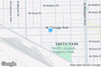 Map image of the property - 2620 W Superior St