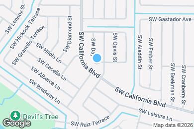 Map image of the property - 1990 SW Day St