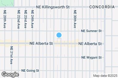 Map image of the property - 5029 NE 28th Ave