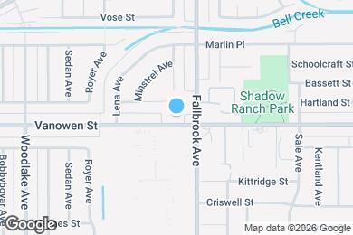 Map image of the property - 22833-22835 Vanowen St
