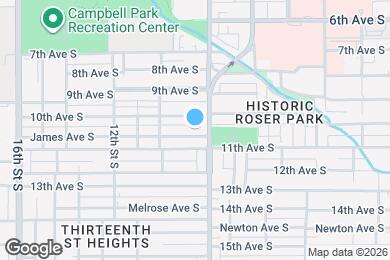 Map image of the property - 911 James Ave S