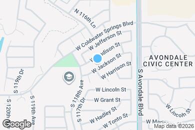 Map image of the property - 11638 W Jackson St