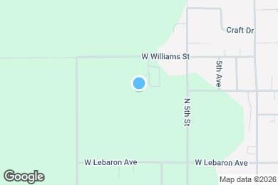 Map image of the property - 8685 W Williams St