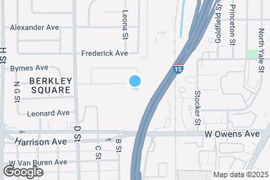 Map image of the property - 1644 Cadillac Ln