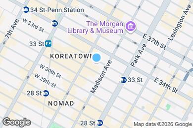 Map image of the property - 14 E 33rd St