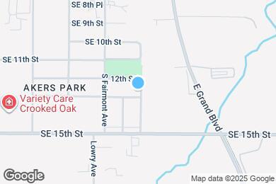 Map image of the property - 2525 SE 13th St