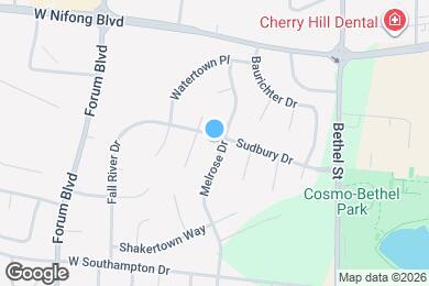 Map image of the property - 700 Sudbury Dr