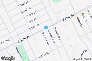 Map image of the property - 1413 E 38th St