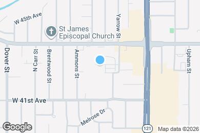 Map image of the property - 7856 W 43rd Pl